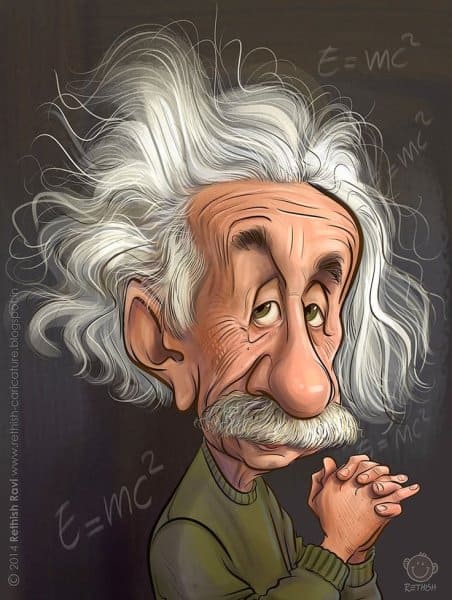 Эйнштейн в карикатурах